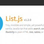 これは便利！リストやテーブルコンテンツの検索、ソート、フィルター機能を簡単に実装出来る『List.js』